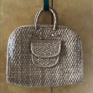 Woven Tan Handbag